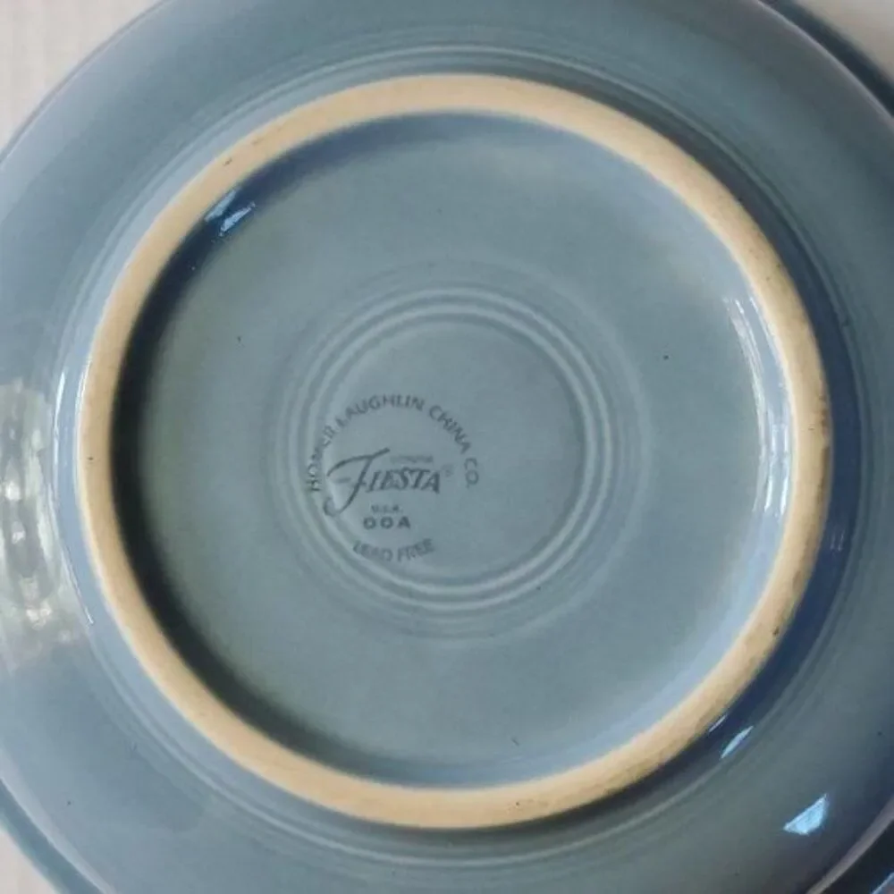 Fiestaware Fiesta Vintage Vegetable SERVING Bowl Dish Periwinkle Blue CERAMIC